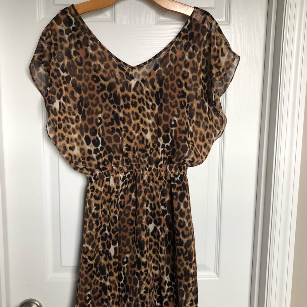 Cheetah Printed Dress